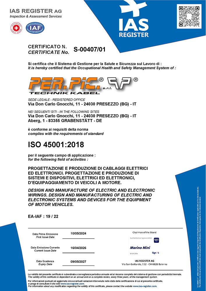 CERTIFICATE No.S-00407/01